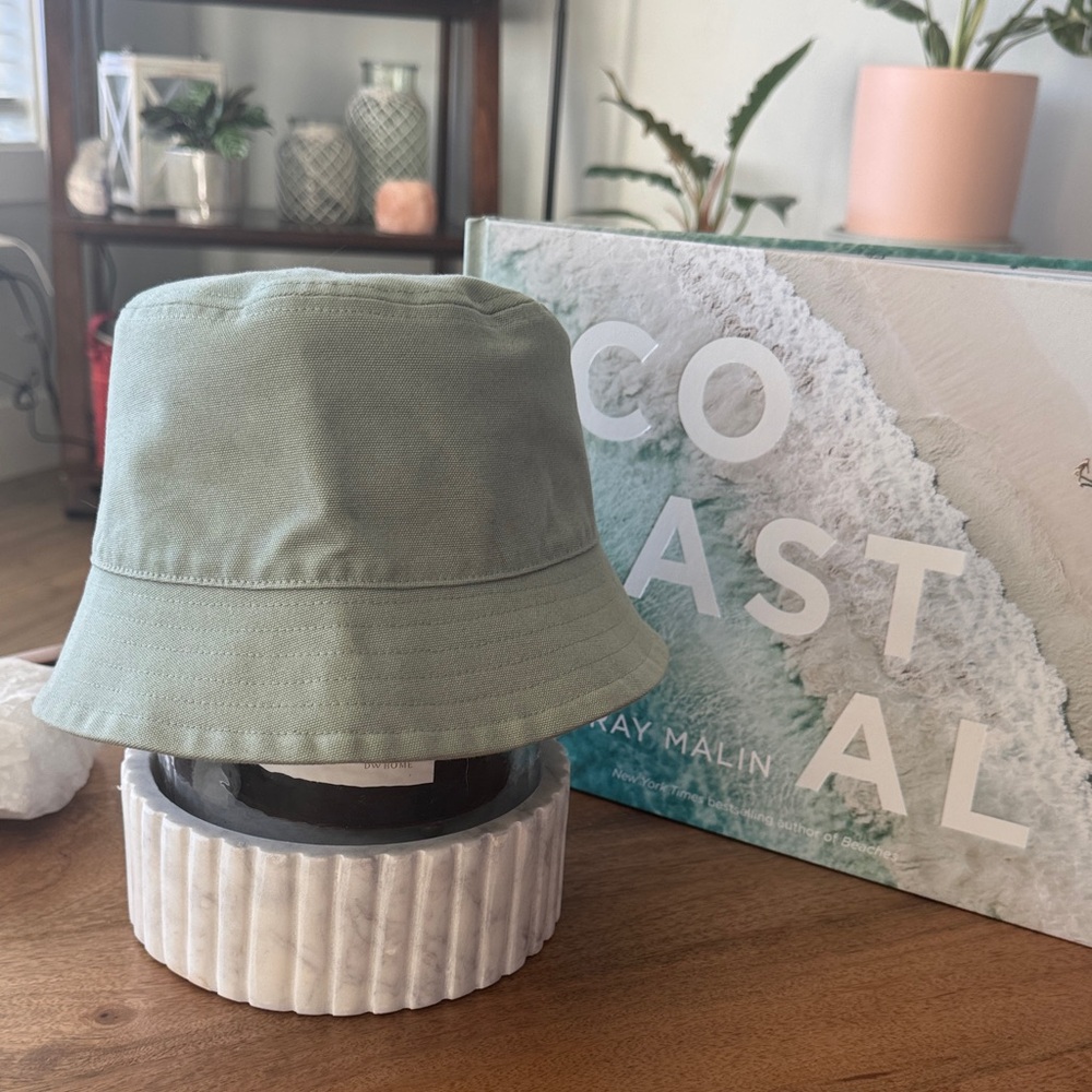 Girlfriend Collective Organic Cotton Bucket Hat – Sage Green